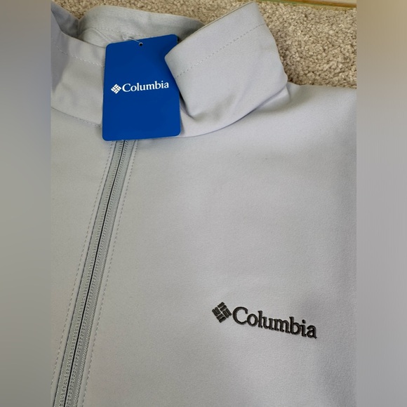 Columbia Women’s 3X Herald Square Softshell Light Blue Lined Jacket Coat • NEW - Picture 4 of 10